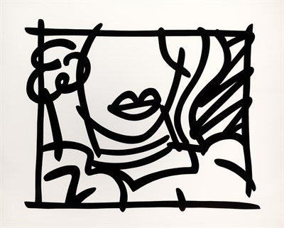 Lot 206 - Tom Wesselman (1931-2004) WOMAN IN GREEN...
