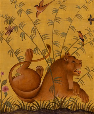 Lot 122 - Southeast Asian School 20th Century Lion with...