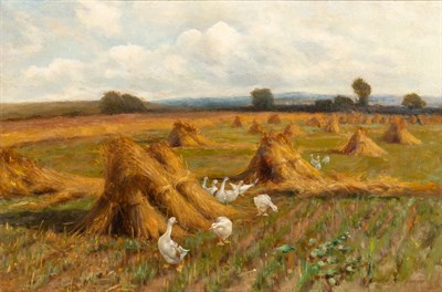 Lot 65 - Owen Merriman British, 19th/20th Century Geese...
