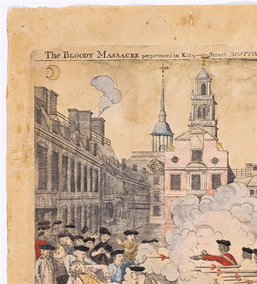 Lot 39 - Paul Revere (1735-1818) THE BLOODY MASSACRE...