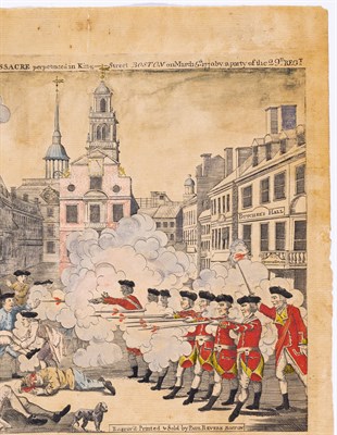 Lot 39 - Paul Revere (1735-1818) THE BLOODY MASSACRE...