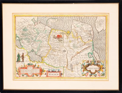 Lot 65 - [MAPS--EUROPE] Group of four framed maps. Four...