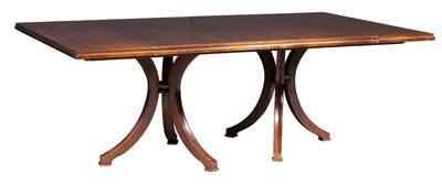 Lot 275 - Art Deco Style Brass-Mounted Inlaid Mahogany...