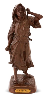 Lot 138 - Spanish Patinated Bronze Figure of an Arab...