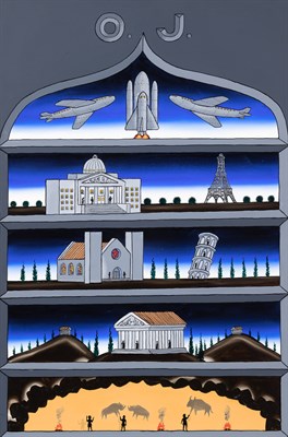 Lot 84 - Roger Brown American, 1941-1997 The Advance of...
