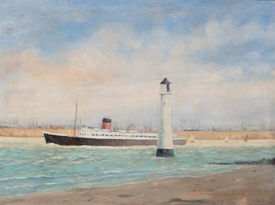 Lot 96 - Charles William Wyllie British, 1853-1923 Ship...