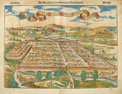Lot 77 - [MAP] [MÜNSTER, SEBASTIAN] Il Cuscho Citta...