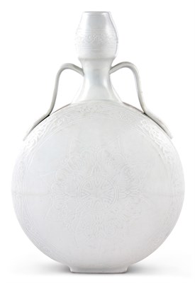 Lot 123 - A Fine Chinese Incised White Porcelain...