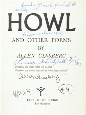 Lot 112 - GINSBURG, ALLEN Howl and Other Poems. San...