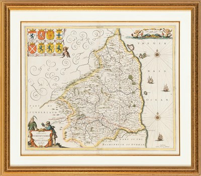 Lot 172 - [MAP-ENGLAND] JANSSON, JAN. Comitatus...