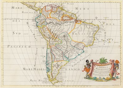 Lot 70 - [MAP--SOUTH AMERICA] DE ROSSI, GIOVANNI...