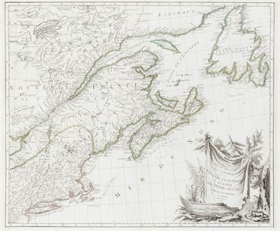 Lot 79 - [MAP--NORTH AMERICA] SANTINI, [FRANCOIS]....