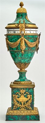 Lot 46 - Demidoff Family: Gilt-Bronze Mounted Malachite...