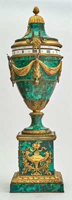 Lot 46 - Demidoff Family: Gilt-Bronze Mounted Malachite...