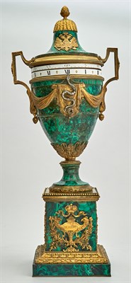 Lot 46 - Demidoff Family: Gilt-Bronze Mounted Malachite...