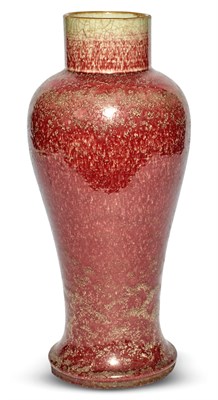 Lot 147 - A Chinese Copper Red Glazed Porcelain Baluster...