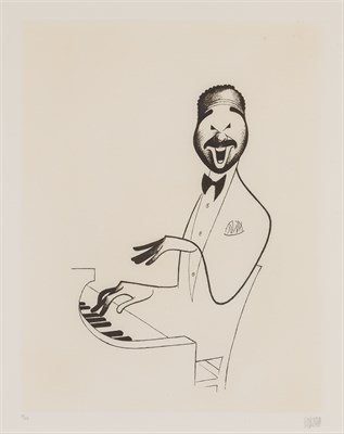 Lot 2082 - AL HIRSCHFELD (1903-2003) Bobby Short. Etching,...