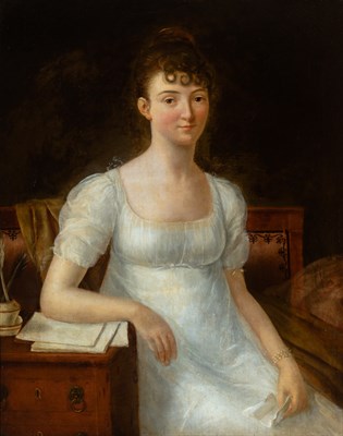 Lot 81 - English School 19th Century Portrait of a...