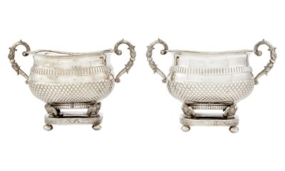 Lot 1175 - Pair of Continental Silver and Partial Gilt...