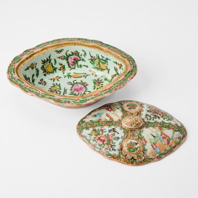 Lot 72 - An Extensive Group of Chinese Export Rose Medallion Porcelain Articles