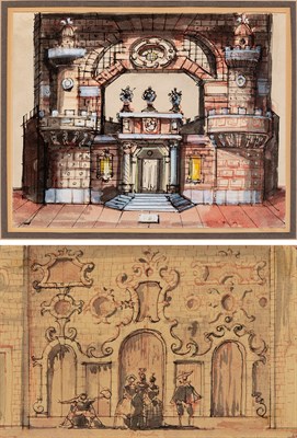 Lot 2033 - EUGENE BERMAN Russian, 1899-1972 (i) Design...