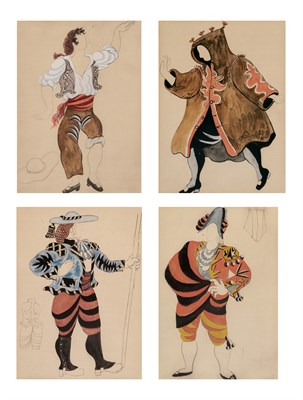 Lot 2116 - AFTER PABLO PICASSO Costume Designs for Sergei...