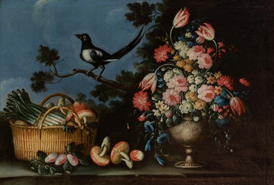 Lot 1044 - Manner of Abraham Brueghel Summer: Still Life...