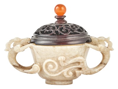 Lot 22 - Estate of Marcelle Swergold A Chinese Jade...