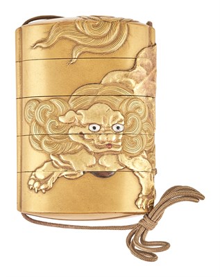 Lot 390 - Estate of Marcelle Swergold A Japanese Gilt...