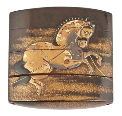 Lot 386 - Estate of Marcelle Swergold A Japanese Lacquer...