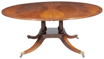 Lot 139 - Regency Style Walnut Circular Dining Table