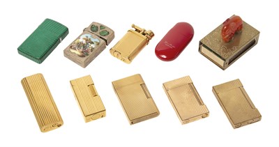 Lot 1036 - Group of Nine Pocket Lighters Used by Brigid...