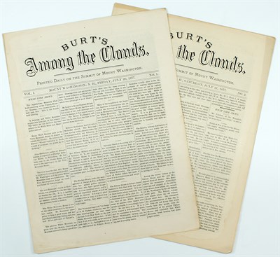 Lot 16 - BURT, HENRY M. Burt's Among the Clouds....