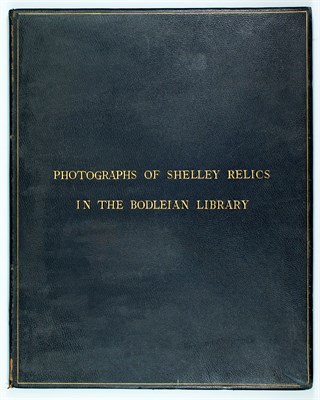 Lot 130 - [SHELLEY, PERCY BYSSHE] BODLEIAN LIBRARY....