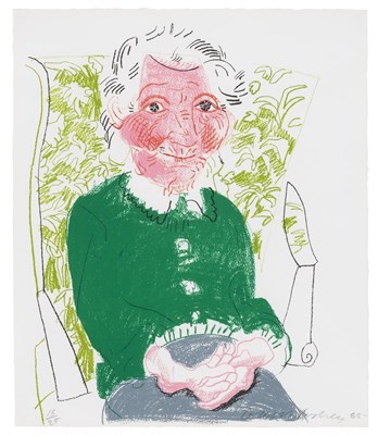 Lot 67 - David Hockney (b. 1937) PORTRAIT OF MOTHER I...