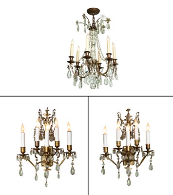 Lot 1065 - Pair of Louis XV Style Gilt Metal and Glass...