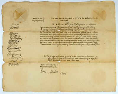 Lot 47 - [REVOLUTIONARY WAR] Group of three...