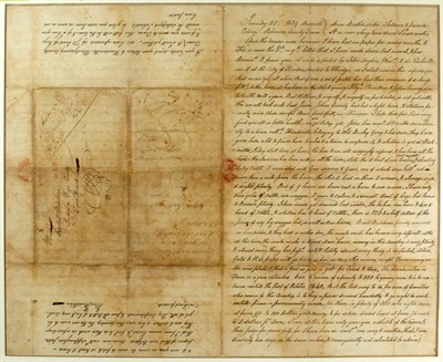 Lot 52 - [TEXAS FRONTIER] Autograph letter signed from...