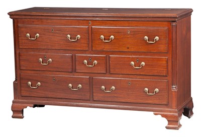 Lot 103 - George III Mahogany Mule Chest Last quarter...