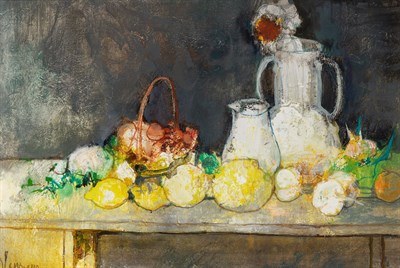 Lot 98 - Jean Jansem French, 1920-2013 Nature Morte au...