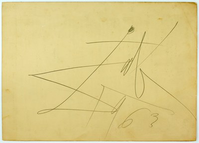 Lot 185 - DALI, SALVADOR Large signature on 1963 St....
