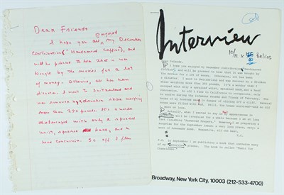 Lot 1154 - CAPOTE, TRUMAN Original manuscript of Truman...
