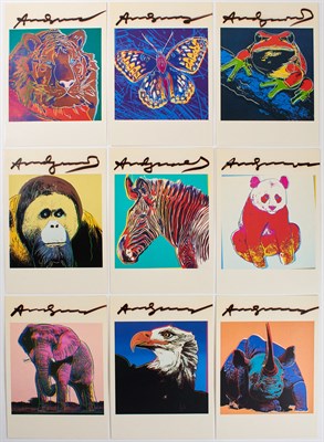 Lot 1156 - ANDY WARHOL Endangered Species. The complete...