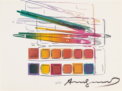 Lot 1155 - Andy Warhol (1928-1987) WATERCOLOR PAINT KIT...