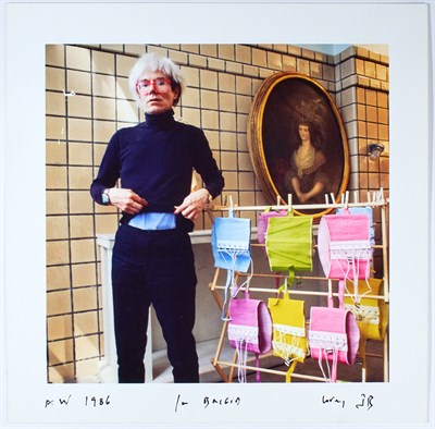 Lot 1157 - JONATHAN BECKER Andy Warhol with Dyed Corsets...