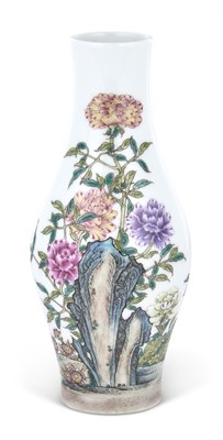 Lot 211 - A Chinese Enameled Porcelain Vase Republic...
