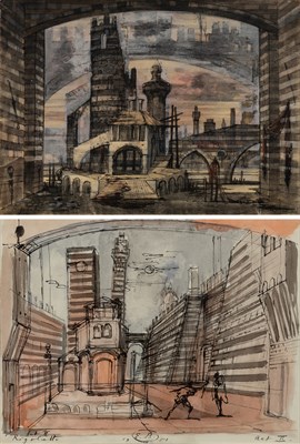 Lot 2037 - EUGENE BERMAN Russian, 1899-1972 (i) Set...