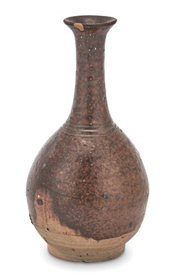 Lot 227 - A Rare Chinese Brown Glazed Earthenware Bottle...