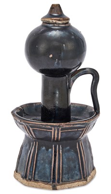 Lot 230 - A Rare Chinese Black-Glazed Stoneware Pouring...