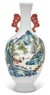 Lot 265 - A Chinese Double-Handled Famille Rose...
